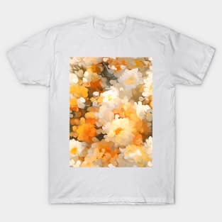 Beautiful abstract pattern of autumn leaves T-Shirt